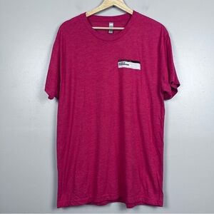 Men's Porsche World Roadshow Graphic Print Cotton Blend Tee Shirt Size L; Cars